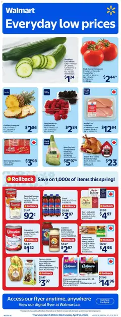 Preview of Walmart weekly flyer from shop Walmart valid from 26.03.2026