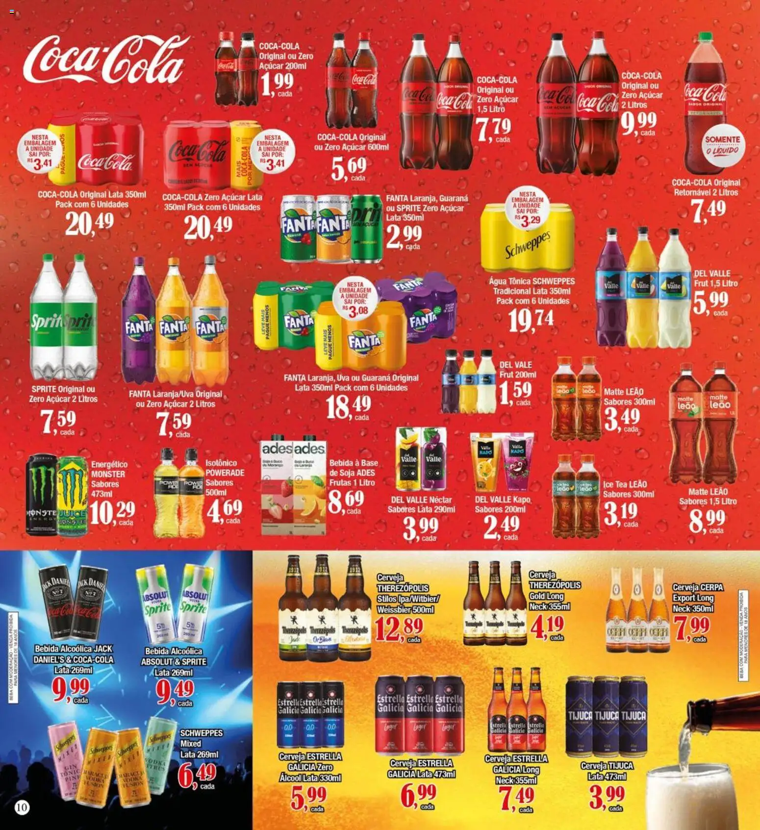 Supermercados Unidos Folheto - válido de 01.04.2026 | Página: 2 | Produtos: Guaraná, Água tônica, Cerveja, Soja