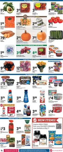 Preview of Big Y weekly ads valid from 29.10.2025 | Page: 10 | Products: Mushrooms, Cheese, Yogurt, Bag