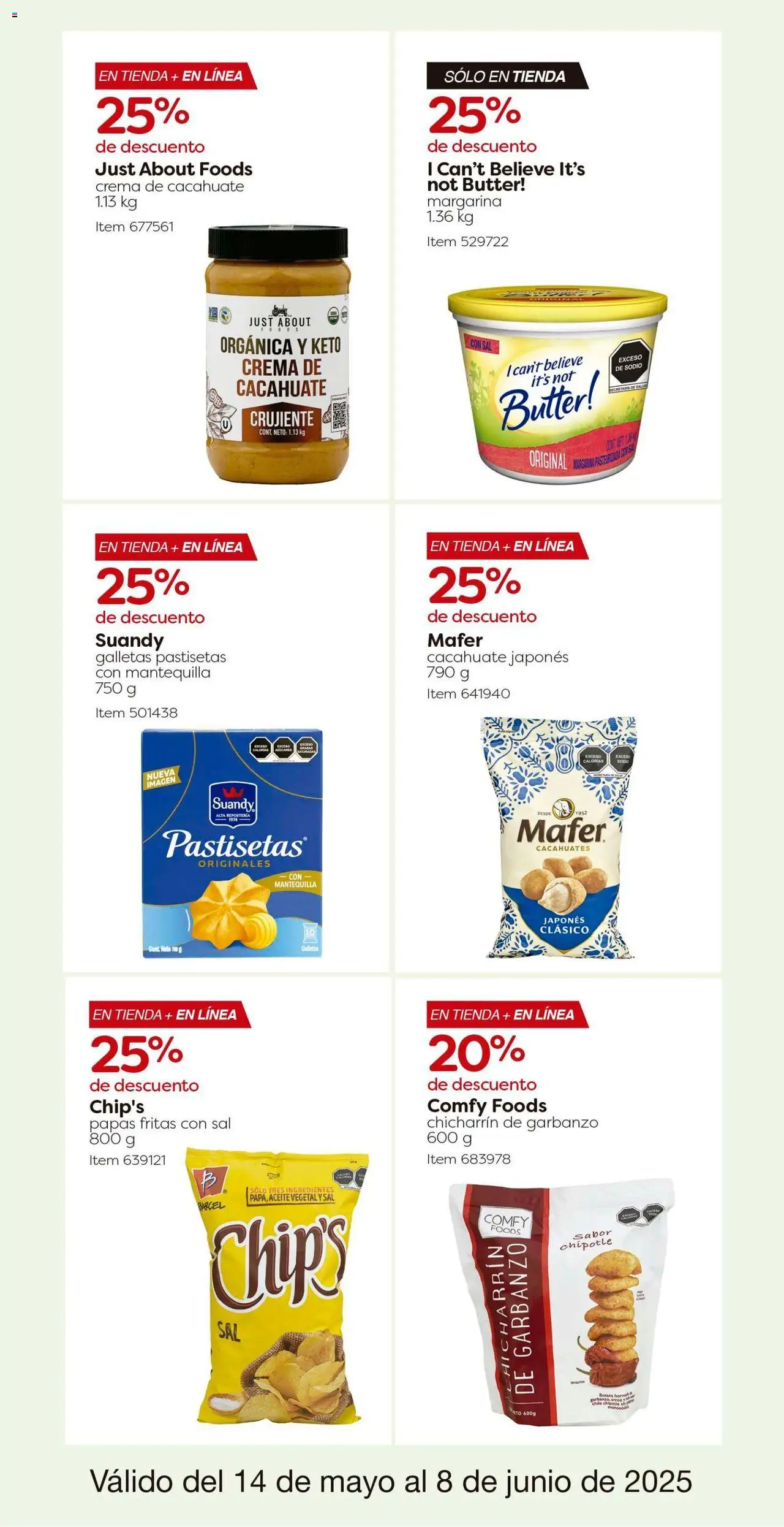 Nuevas ofertas de Costco válidas en toda la República Mexicana desde el 14.05.2025. ¡Encuentra las mejores ofertas en Costco catálogo! | Página: 23 | Productos: Cacahuate, Horno, Aceite, Galletas