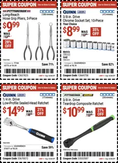 Harbor Freight Weekly Ad - valid from 15.09.2025 | Page: 11 | Products: Socket, Ratchet