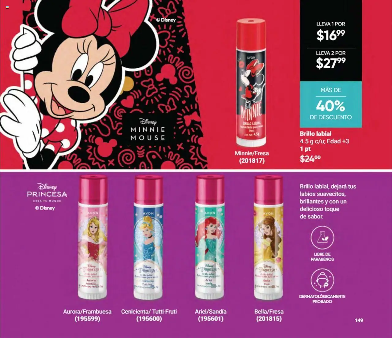 Nuevas ofertas de AVON válidas en toda la República Mexicana desde el 09.08.2025. ¡Encuentra las mejores ofertas en AVON - Casa & Estilo 13 2025! | Página: 151 | Productos: Fresa, Sandía, Brillo, Mouse