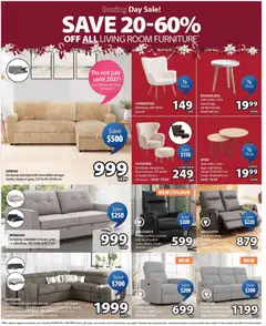 Preview of JYSK weekly flyer from shop JYSK valid from 18.12.2025 | Page: 3 | Products: Bed, Sofa, Armchair