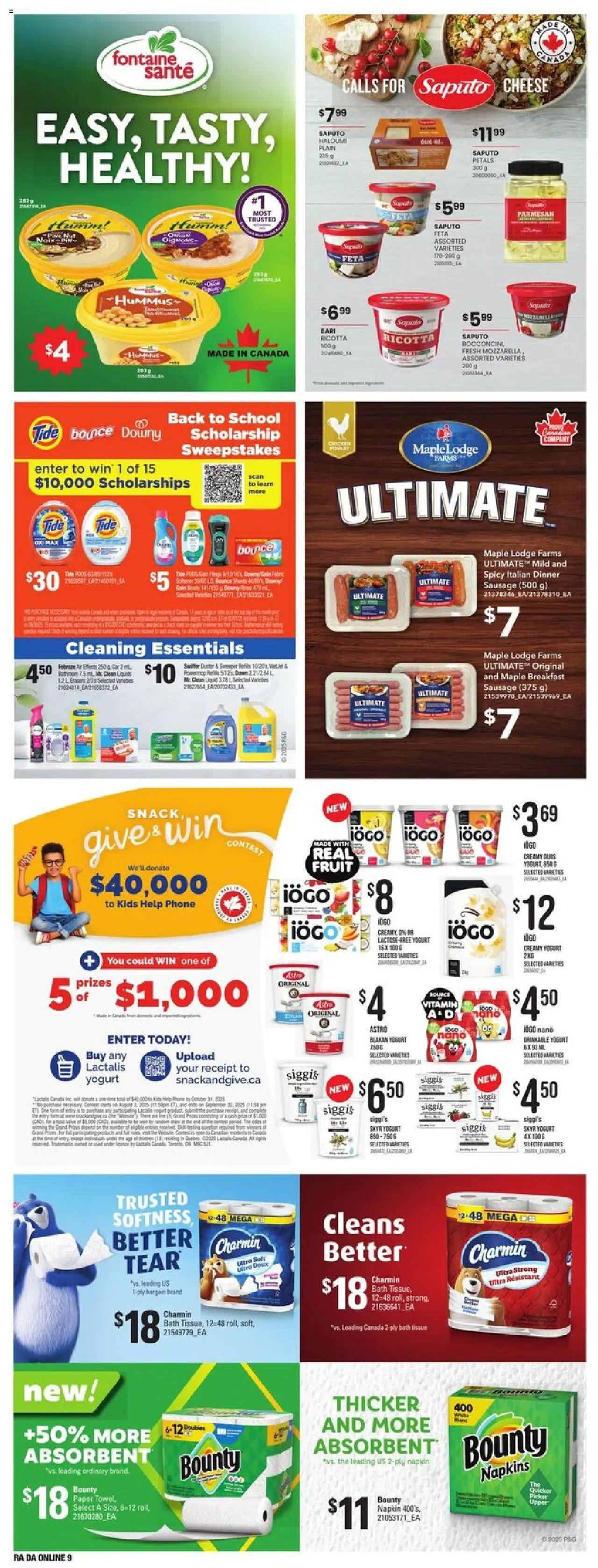 Atlantic Superstore flyer valid from 31.07.2025 | Page: 26 | Products: Phone, Bath, Cheese, Yogurt