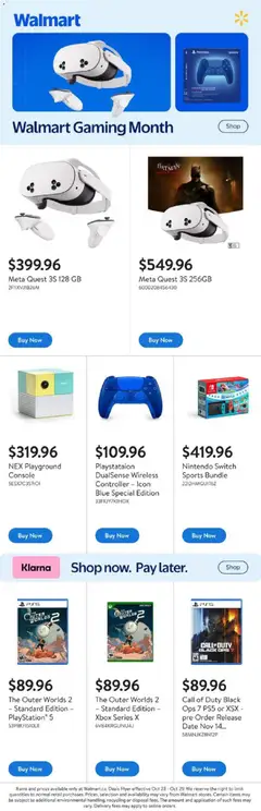 Preview of Walmart - Gaming Guide from shop Walmart valid from 23.10.2025