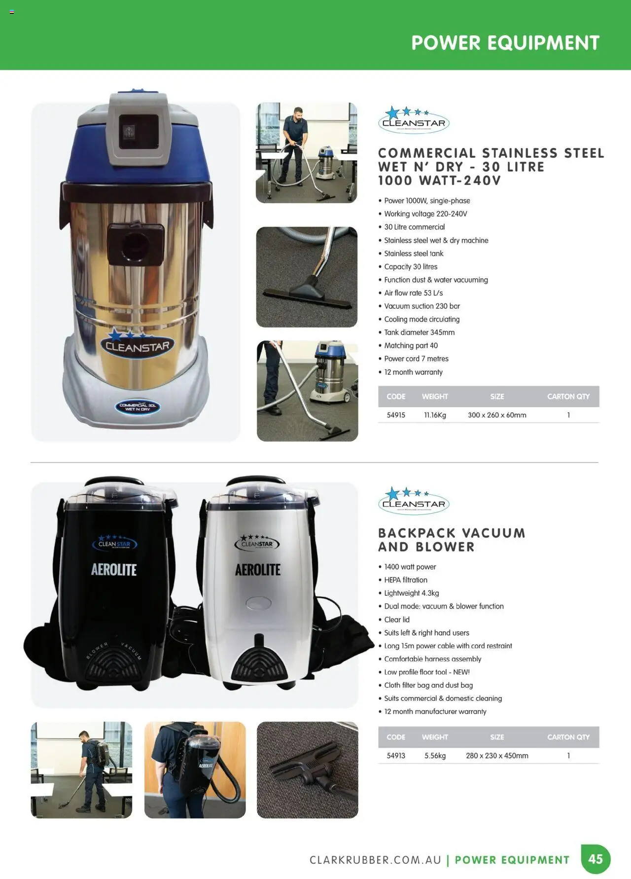 Clark Rubber catalogue - valid from 05.05.2025 | Page: 45 | Products: Water, Backpack, Cable, Bag