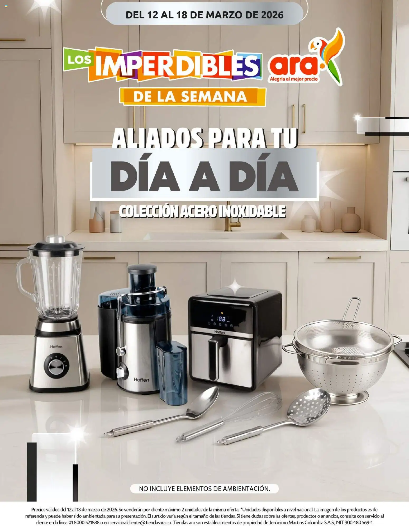 Ara revista - valida desde el 12.03.2026 | Página: 1 | Productos: Sobre