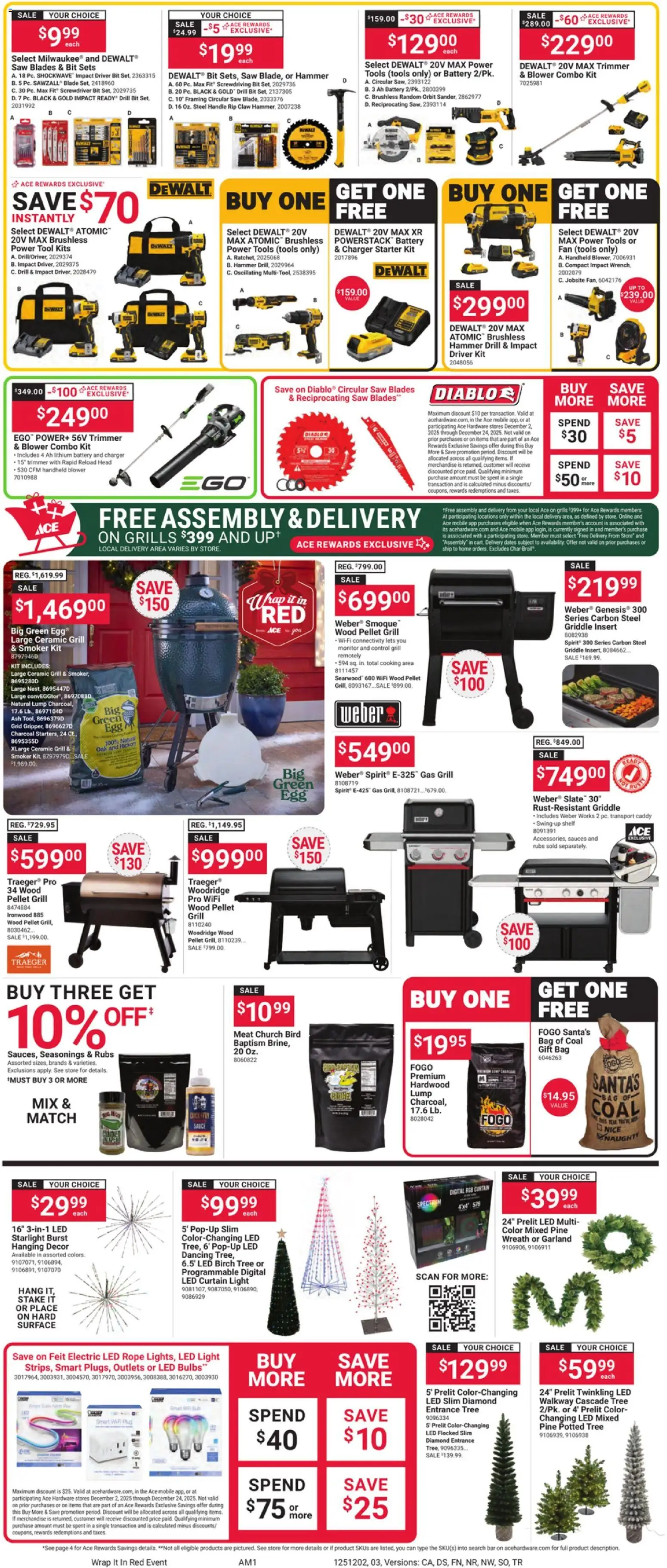 Giant Eagle Ace Ad - valid from 02.12.2025 | Page: 3 | Products: Battery, Hammer, Circular Saw, Charger