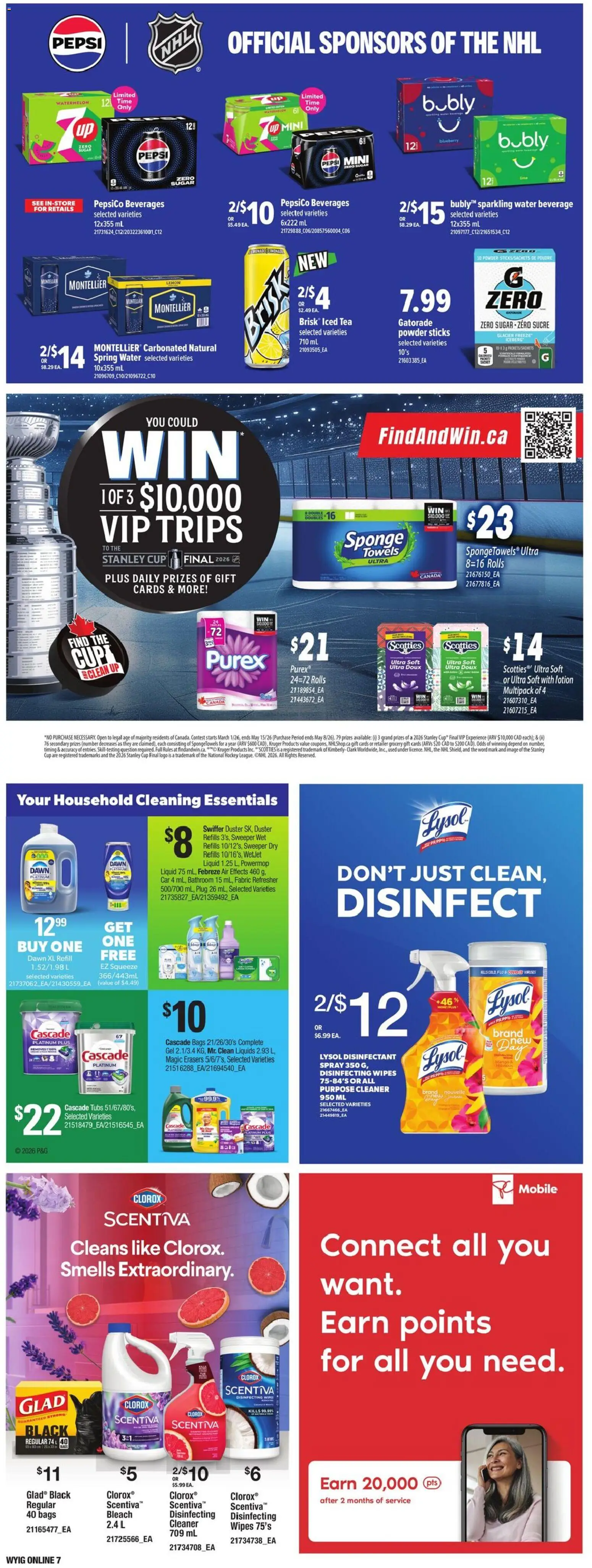 Loblaws flyer valid from 23.04.2026 | Page: 18 | Products: Tea, Powder, Sponge