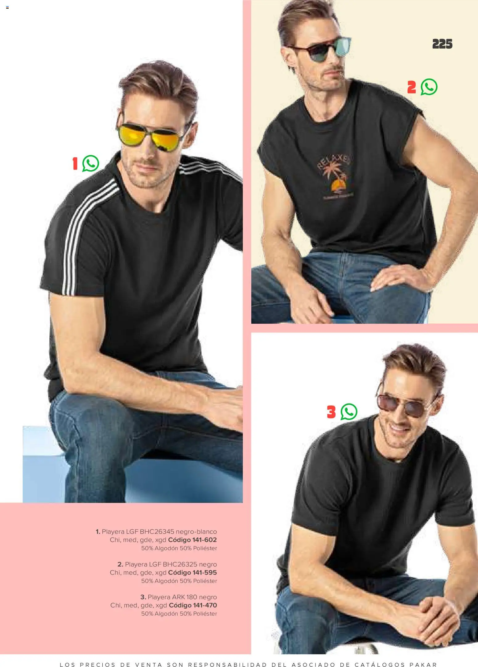 Nuevas ofertas de SC Pakar válidas en toda la República Mexicana desde el 30.01.2026. ¡Encuentra las mejores ofertas en SC Pakar catálogo Ropa! | Página: 225 | Productos: Algodón, Playera