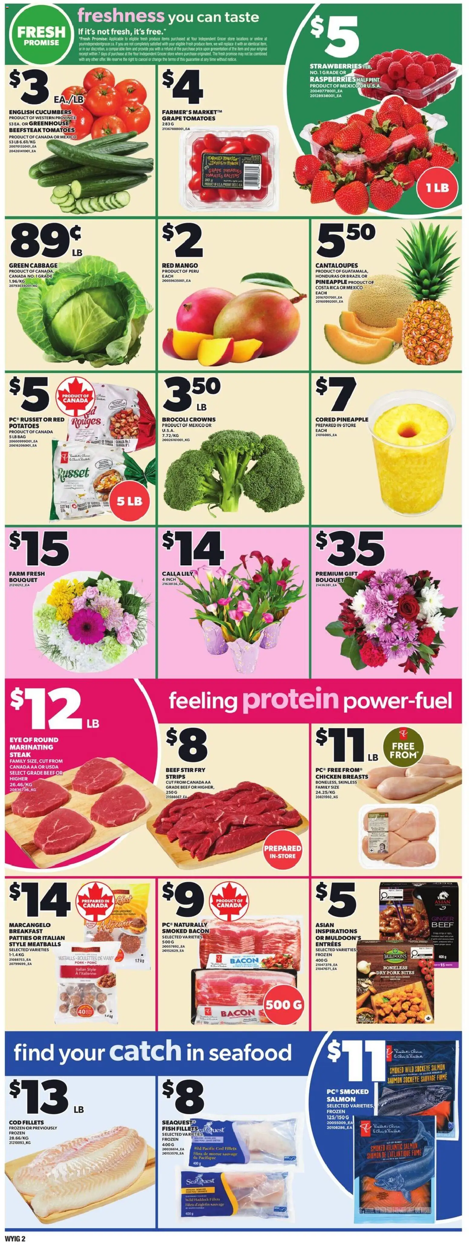 Independent Grocer flyer valid from 12.03.2026 | Page: 5 | Products: Pineapple, Chicken breasts, Potatoes, Chicken