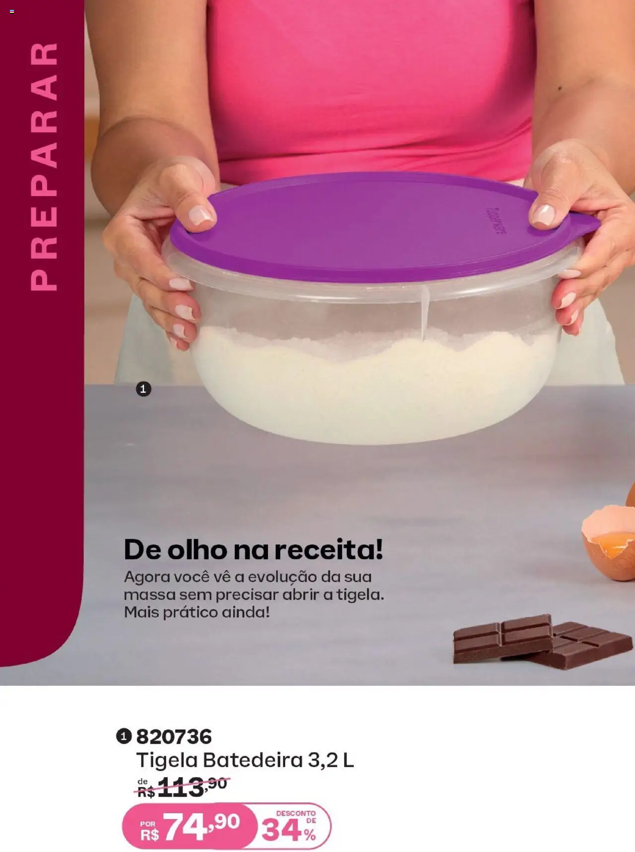 Tupperware Folheto - válido de 01.09.2025 | Página: 14 | Produtos: Batedeira, Massa, Tigela