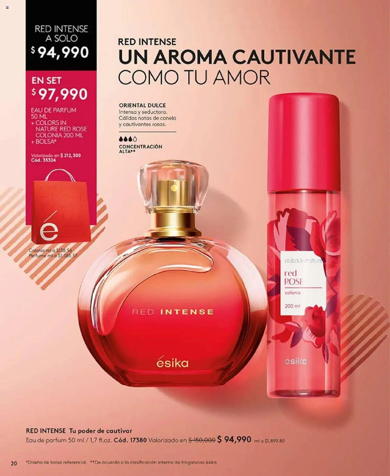 Ésika revista - valida desde el 29.07.2025 | Página: 20 | Productos: Bolsa, Perfume