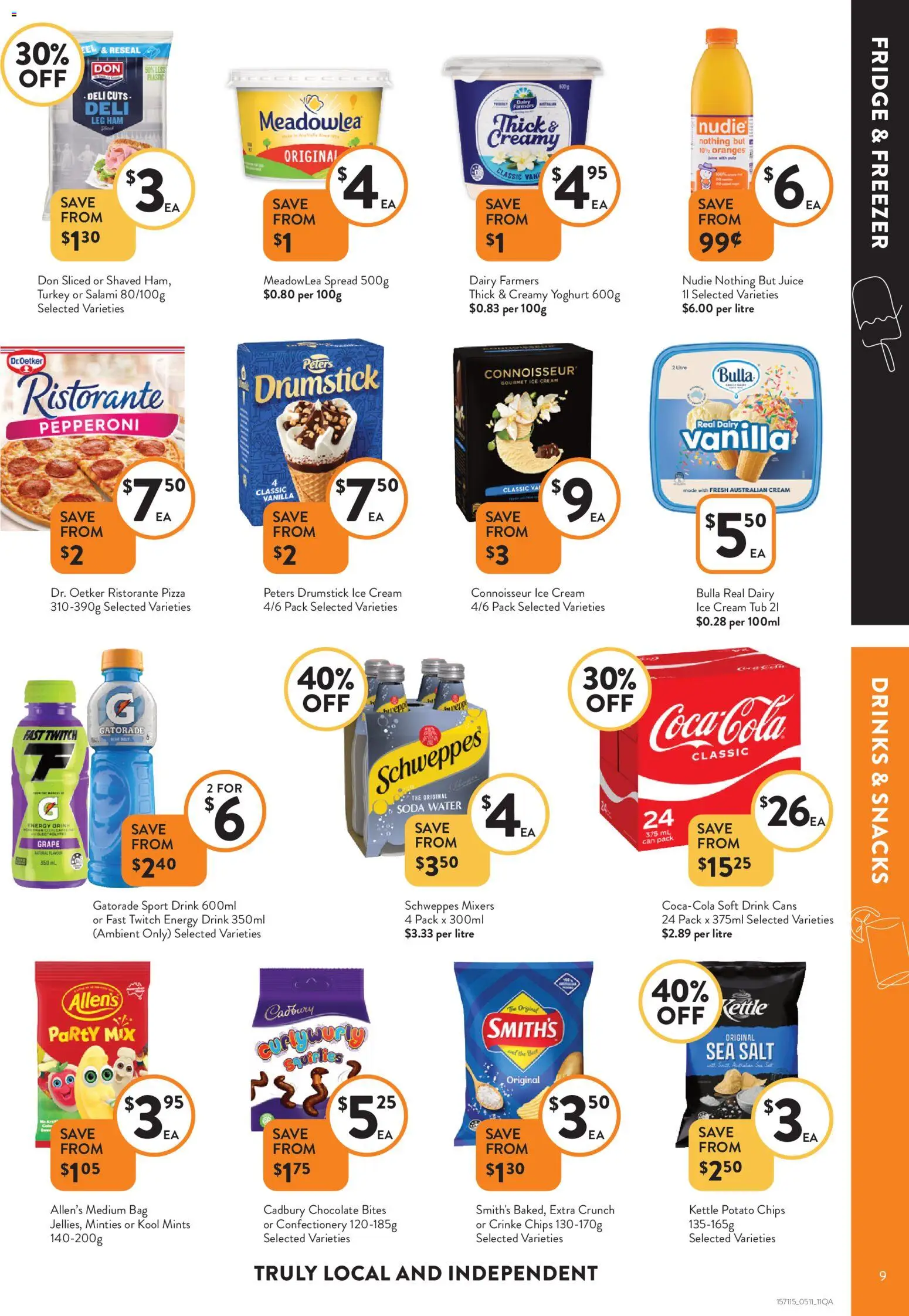 Foodworks catalogue - valid from 05.11.2025 | Page: 9 | Products: Juice, Cream, Salt, Kettle