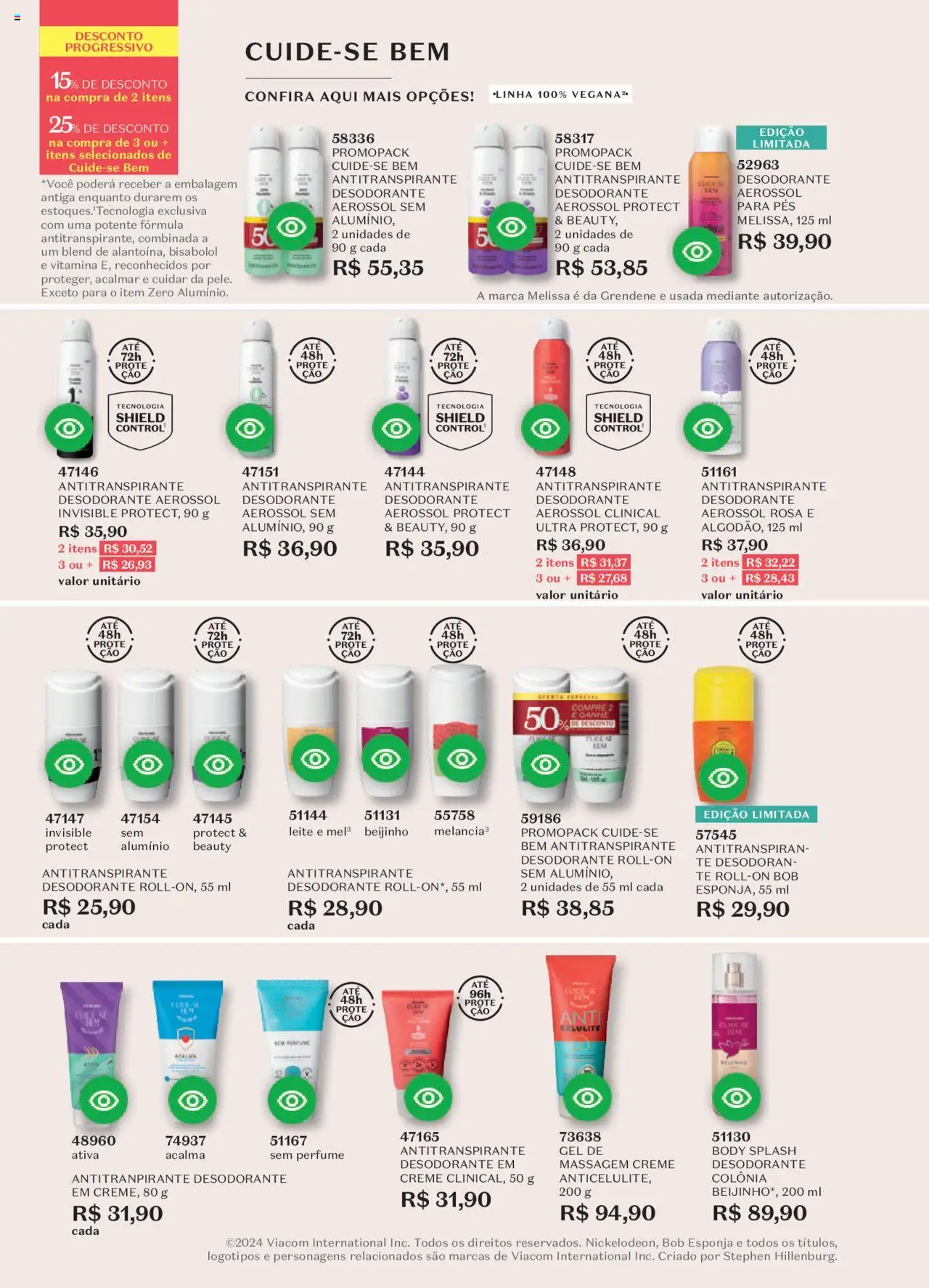 O Boticário Folheto - válido de 11.08.2025 | Página: 34 | Produtos: Perfume, Desodorante, Leite, Creme