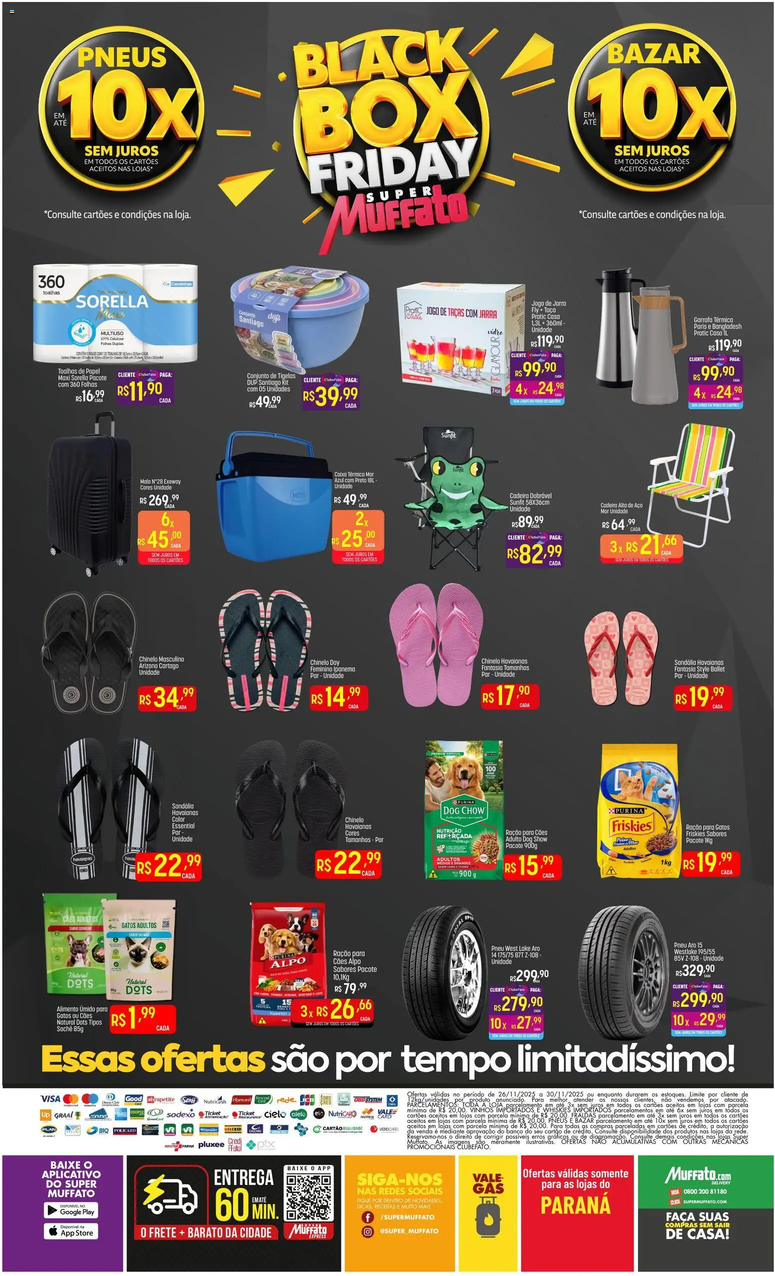 Super Muffato Folheto - válido de 26.11.2025 | Página: 4 | Produtos: Pneu, Banco, Cadeira, Pneus