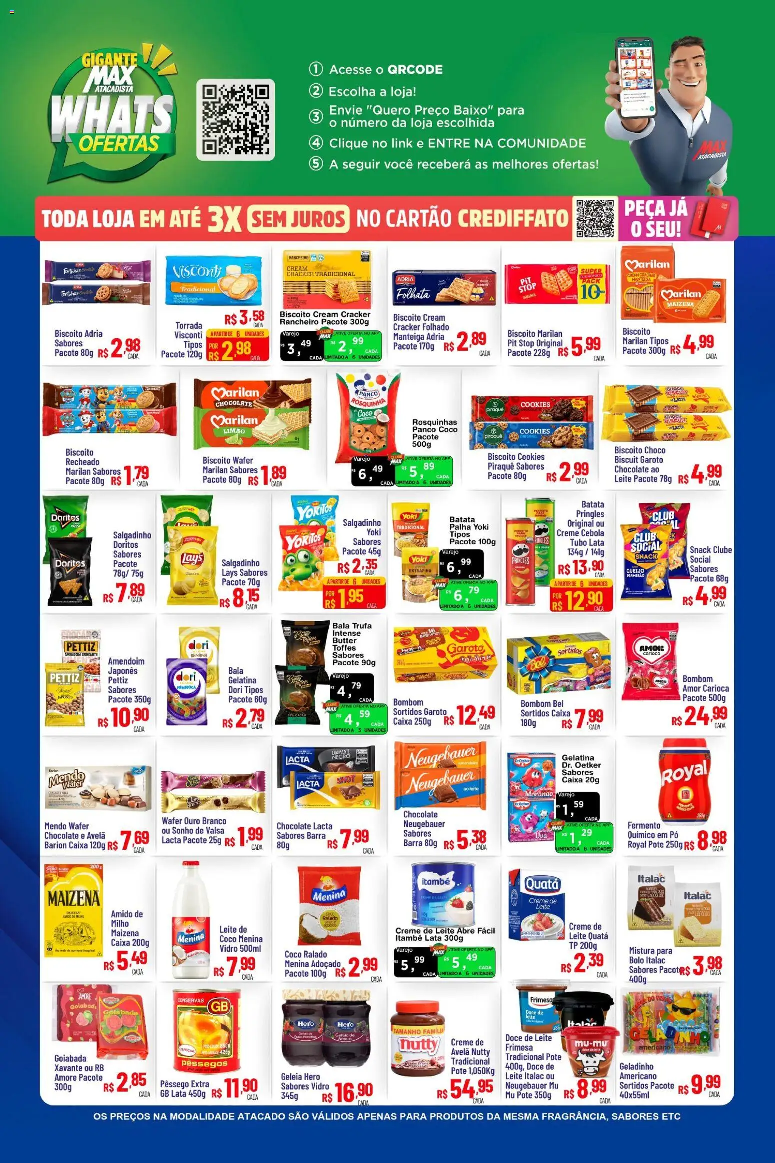 Max Atacadista Folheto - válido de 07.01.2026 | Página: 4 | Produtos: Geleia, Batata, Goiabada, Gelatina