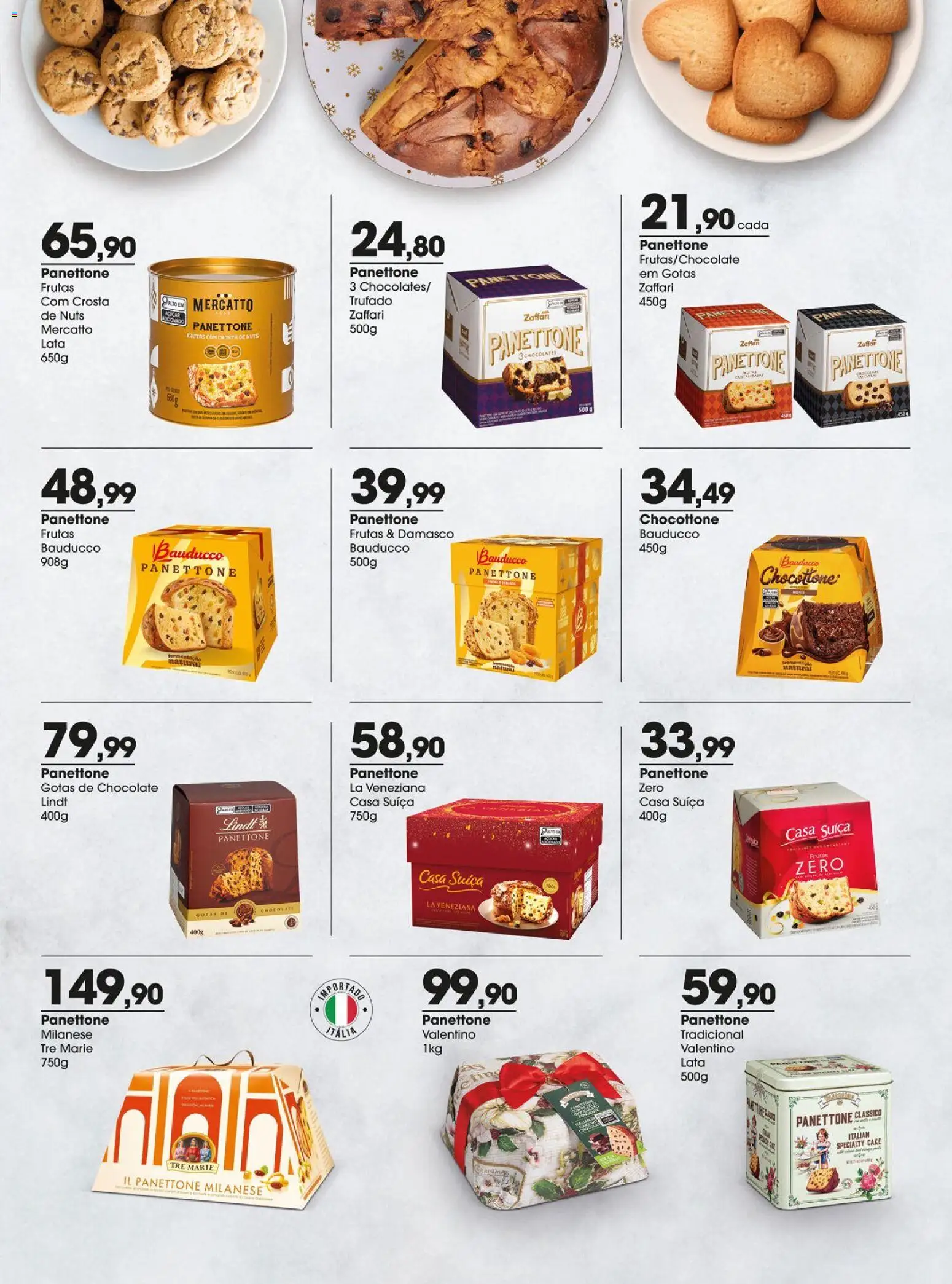 Zaffari Folheto - válido de 16.12.2025 | Página: 7 | Produtos: Damasco, Panettone, Chocolate, Veneziana
