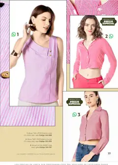 Vista previa de SC Pakar Catálogo Ropa y Accesorios, nuevo folleto de la tienda, válido en México a partir del 24.07.2025 | Página: 77 | Productos: Blusa
