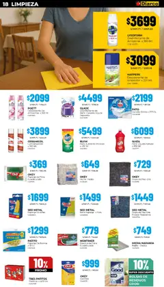 Vista previa Diarco ofertas válido desde el 13.10.2025 | Página: 18 | Productos: Desinfectante, Fósforos, Lustramuebles, Canasta