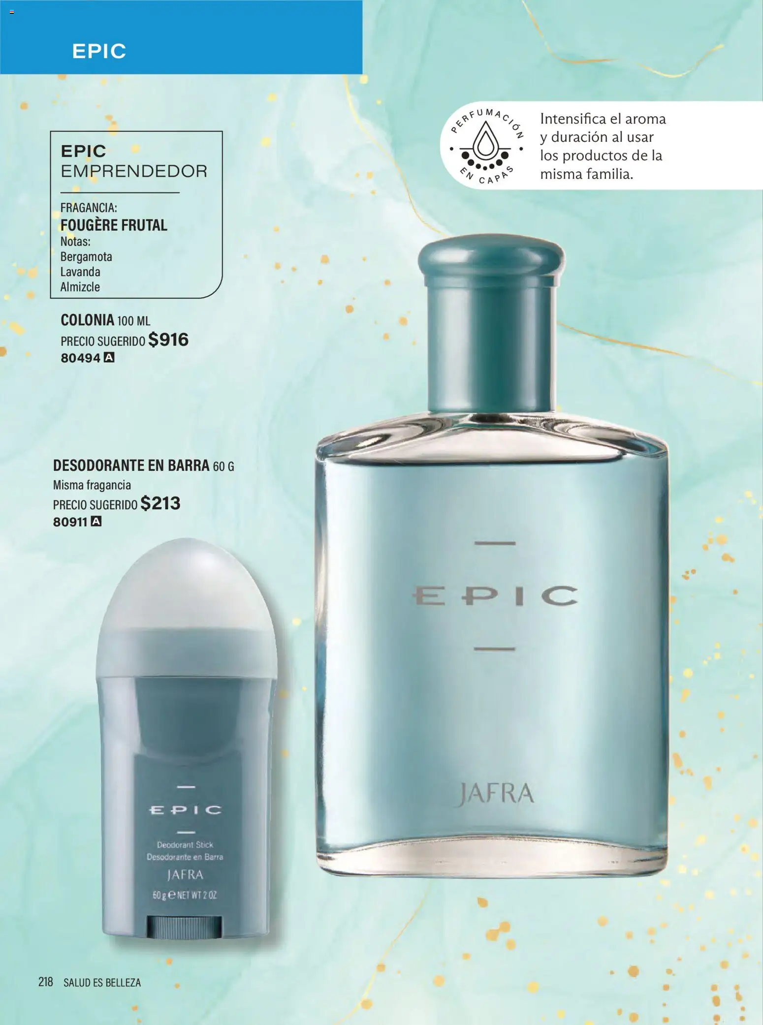 Nuevas ofertas de JAFRA válidas en toda la República Mexicana desde el 01.02.2026. ¡Encuentra las mejores ofertas en JAFRA catálogo Organizador de Ventas! | Página: 216 | Productos: Desodorante, Barra, Fragancia