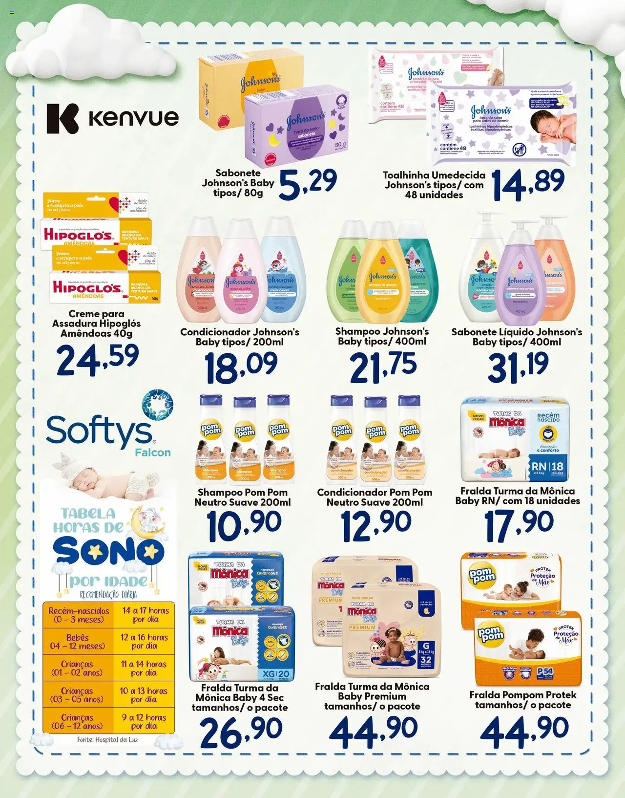 Confiança Folheto - válido de 15.08.2025 | Página: 3 | Produtos: Hipoglós, Creme, Fraldas, Sabonete líquido