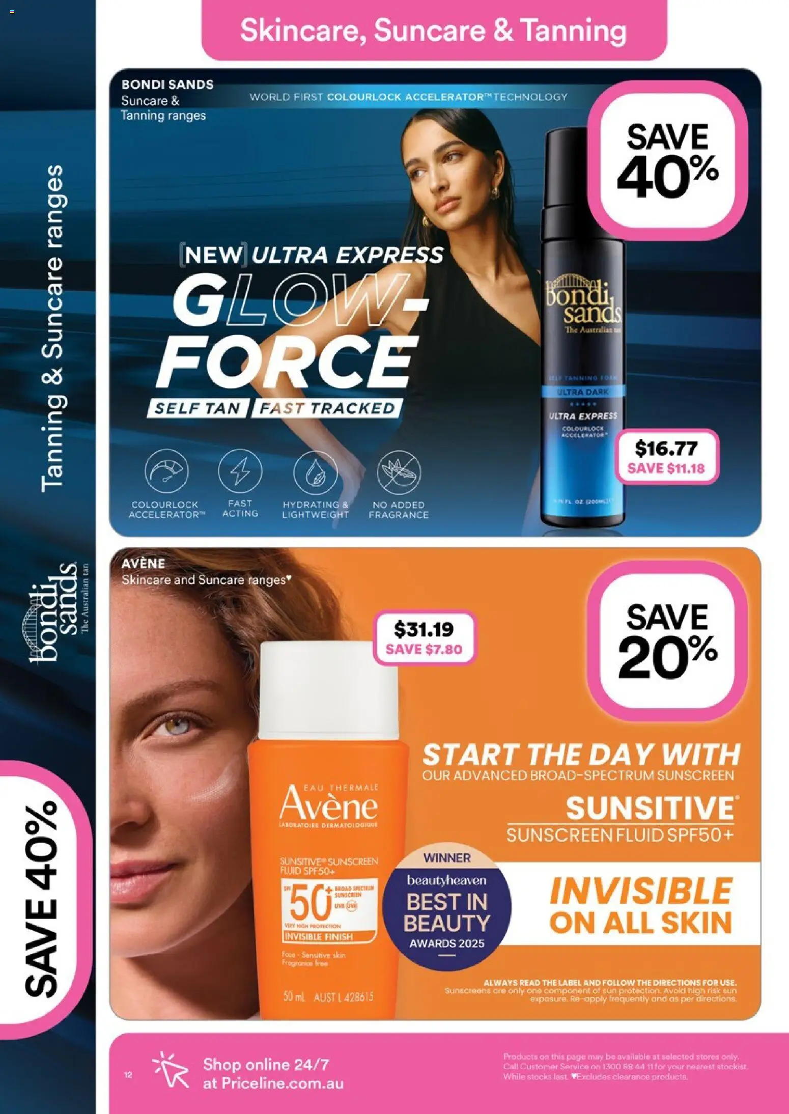 Priceline Pharmacy catalogue - valid from 19.02.2026 | Page: 12 | Products: Fragrance, Sunscreen