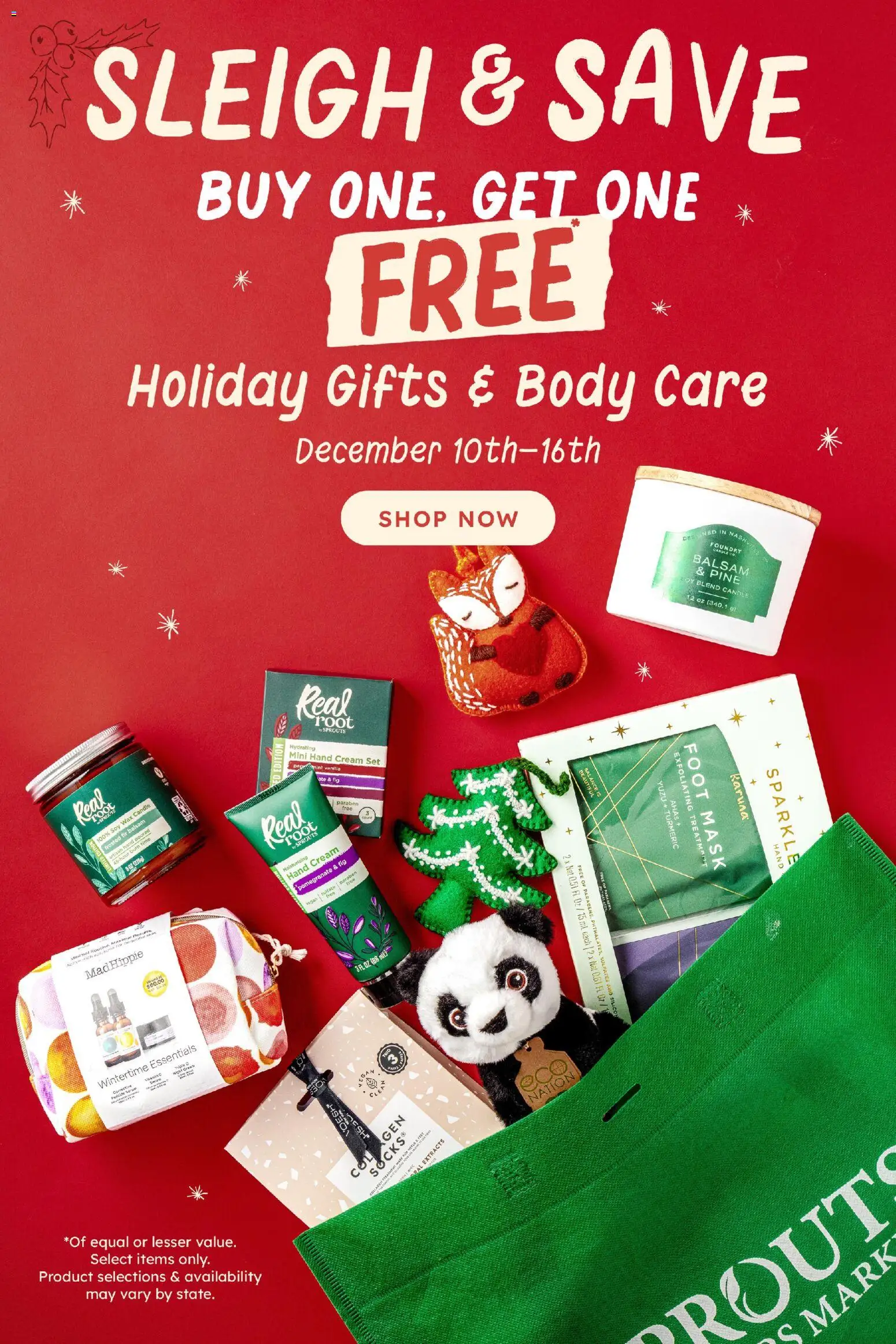 Sprouts Weekly Ad - valid from 10.12.2025 | Page: 11 | Products: Turmeric, Hand cream, Cream, Socks