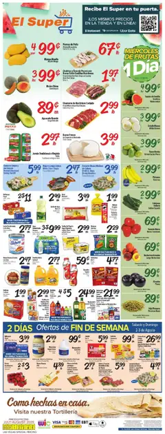 Preview of El Super weekly ads valid from 30.07.2025