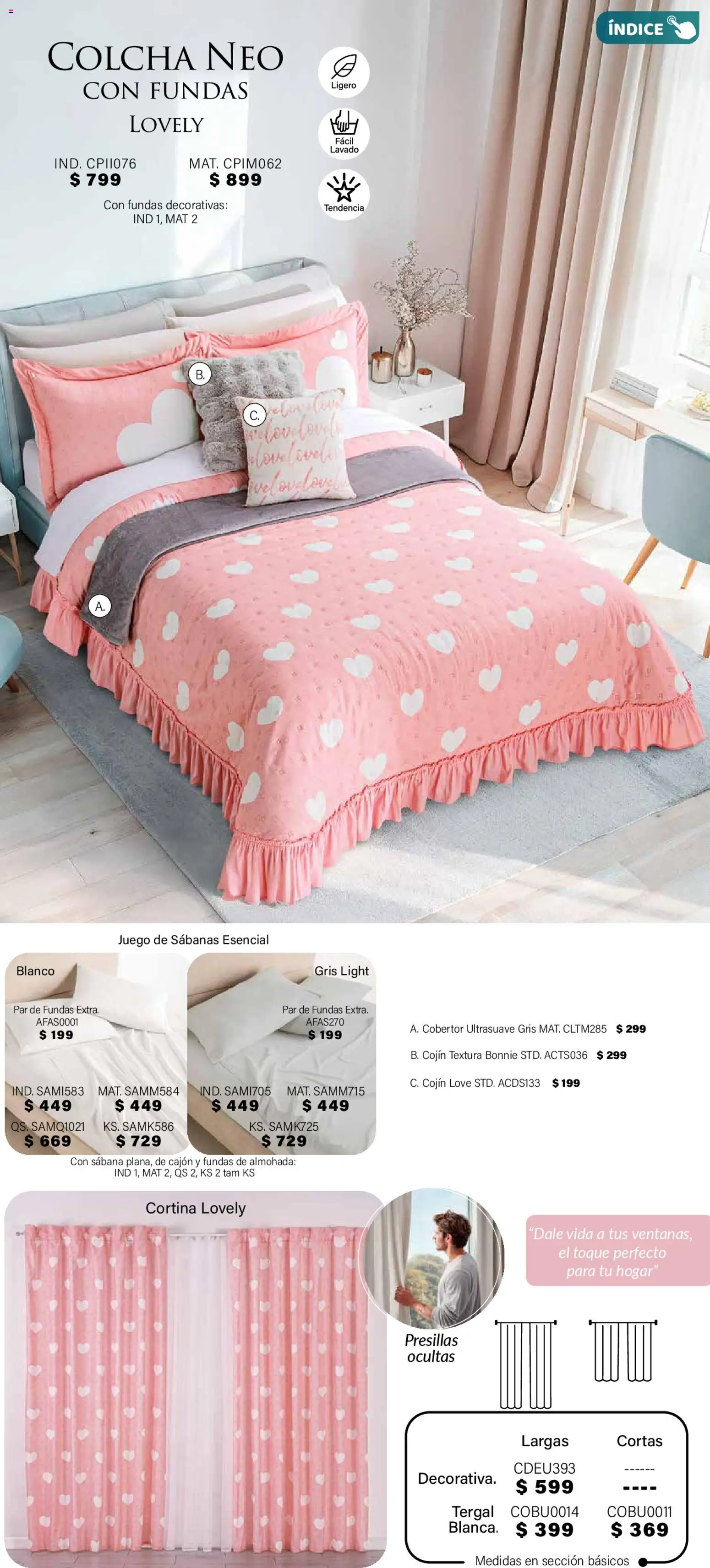 Nuevas ofertas de Colchas Concord válidas en toda la República Mexicana desde el 01.11.2025. ¡Encuentra las mejores ofertas en Colchas Concord Buen Fin! | Página: 88 | Productos: Cobertor, Juego, Almohada, Sabanas