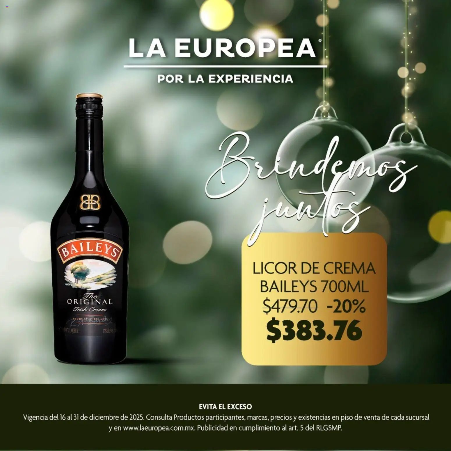 Nuevas ofertas de La Europea válidas en toda la República Mexicana desde el 16.12.2025. ¡Encuentra las mejores ofertas en La Europea catálogo Ofertas! | Página: 5 | Productos: Crema