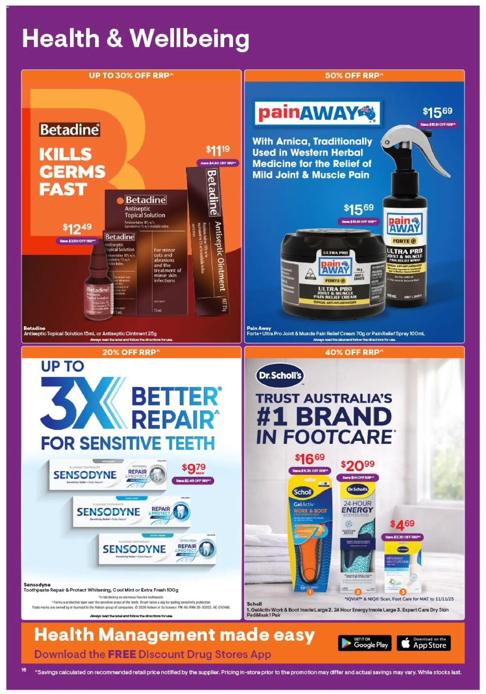 Discount Drug Stores catalogue - valid from 13.04.2026 | Page: 16 | Products: Saw, Gum, Tablets, Allergy