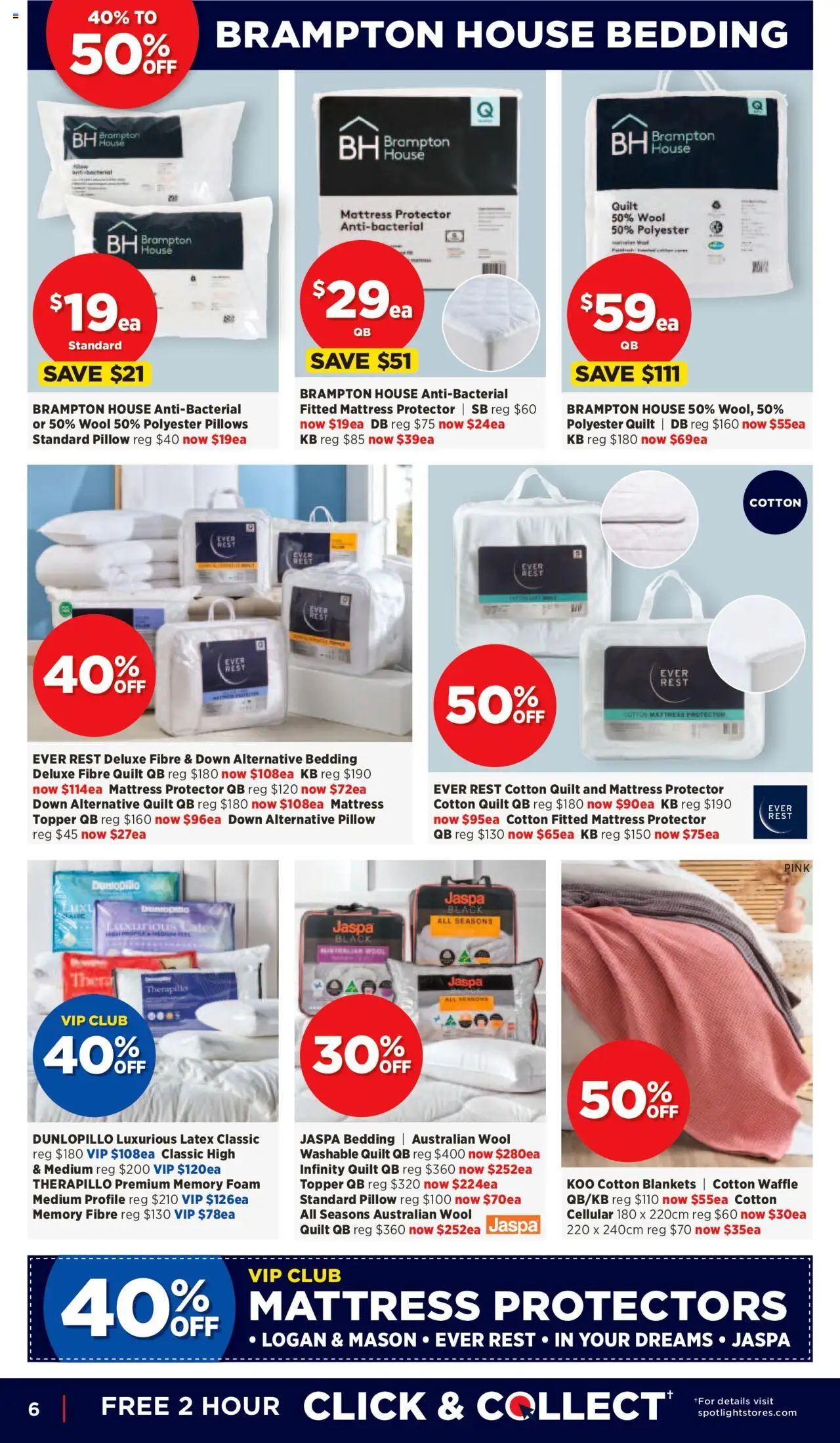 Spotlight catalogue - valid from 24.09.2025 | Page: 6 | Products: Mattress, Pillow