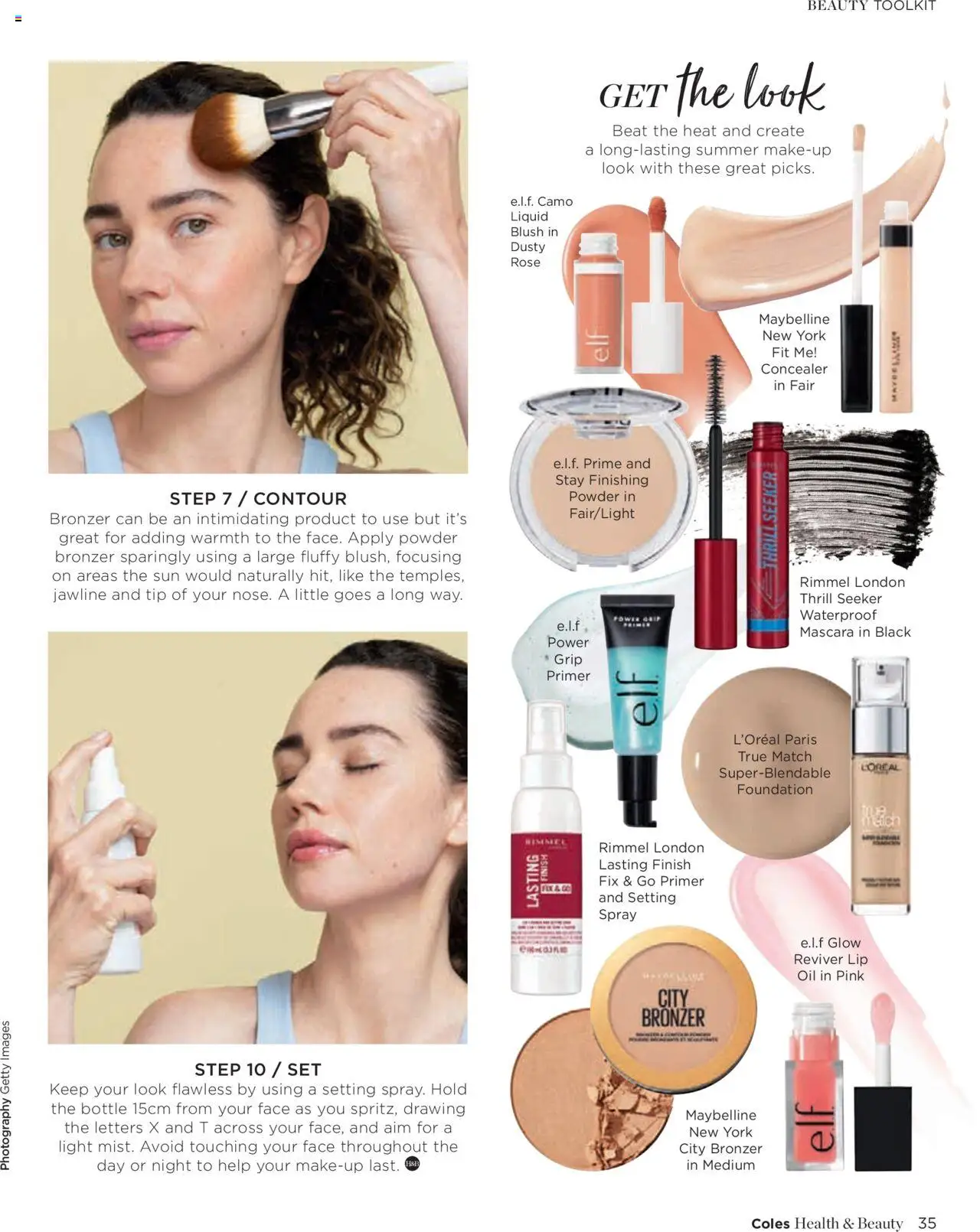 Coles catalogue - valid from 06.01.2025 | Page: 35 | Products: Concealer, Powder, Oil, Makeup