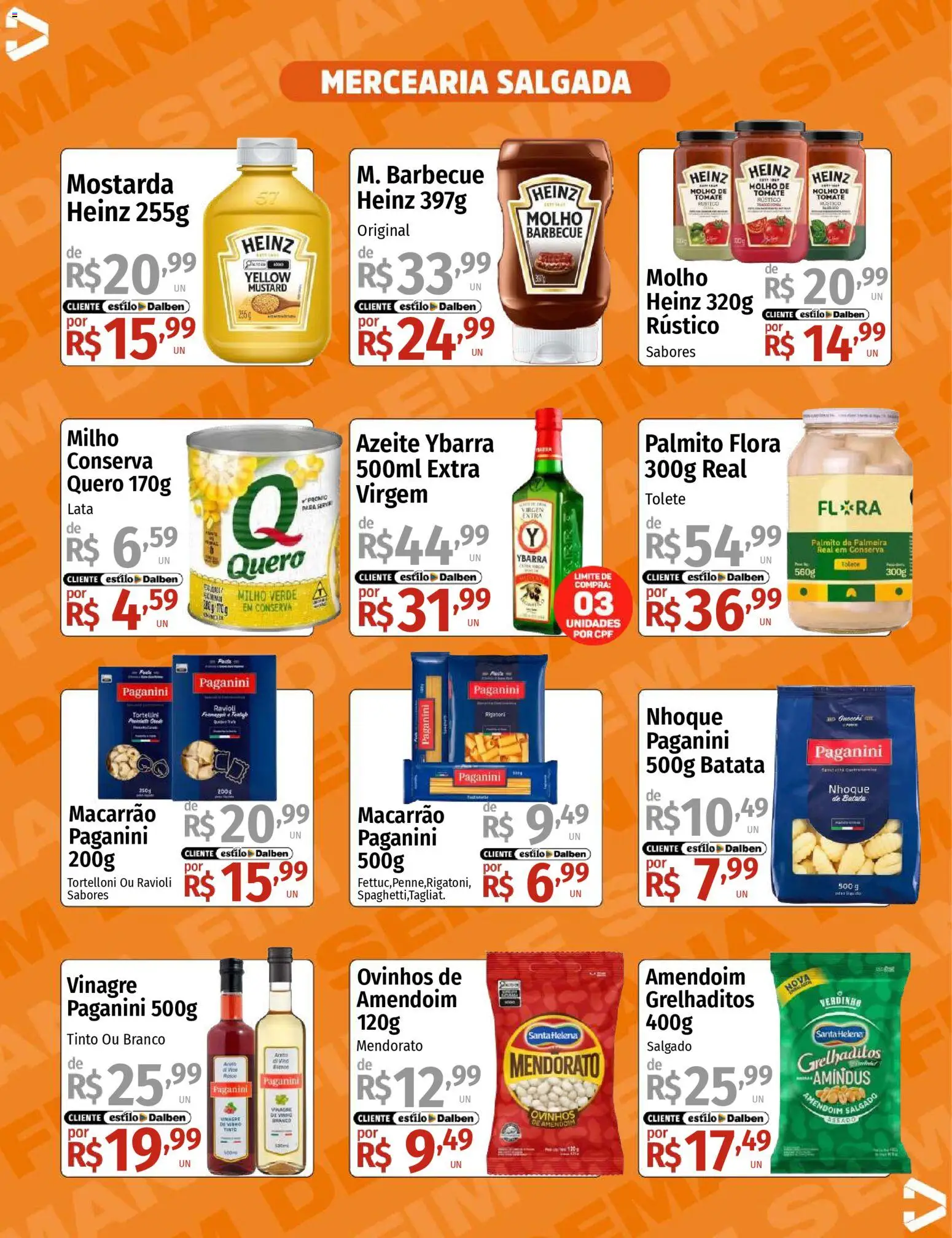 Supermercado Dalben Folheto - válido de 30.01.2026 | Página: 7 | Produtos: Amendoim, Palmito, Vinho, Batata