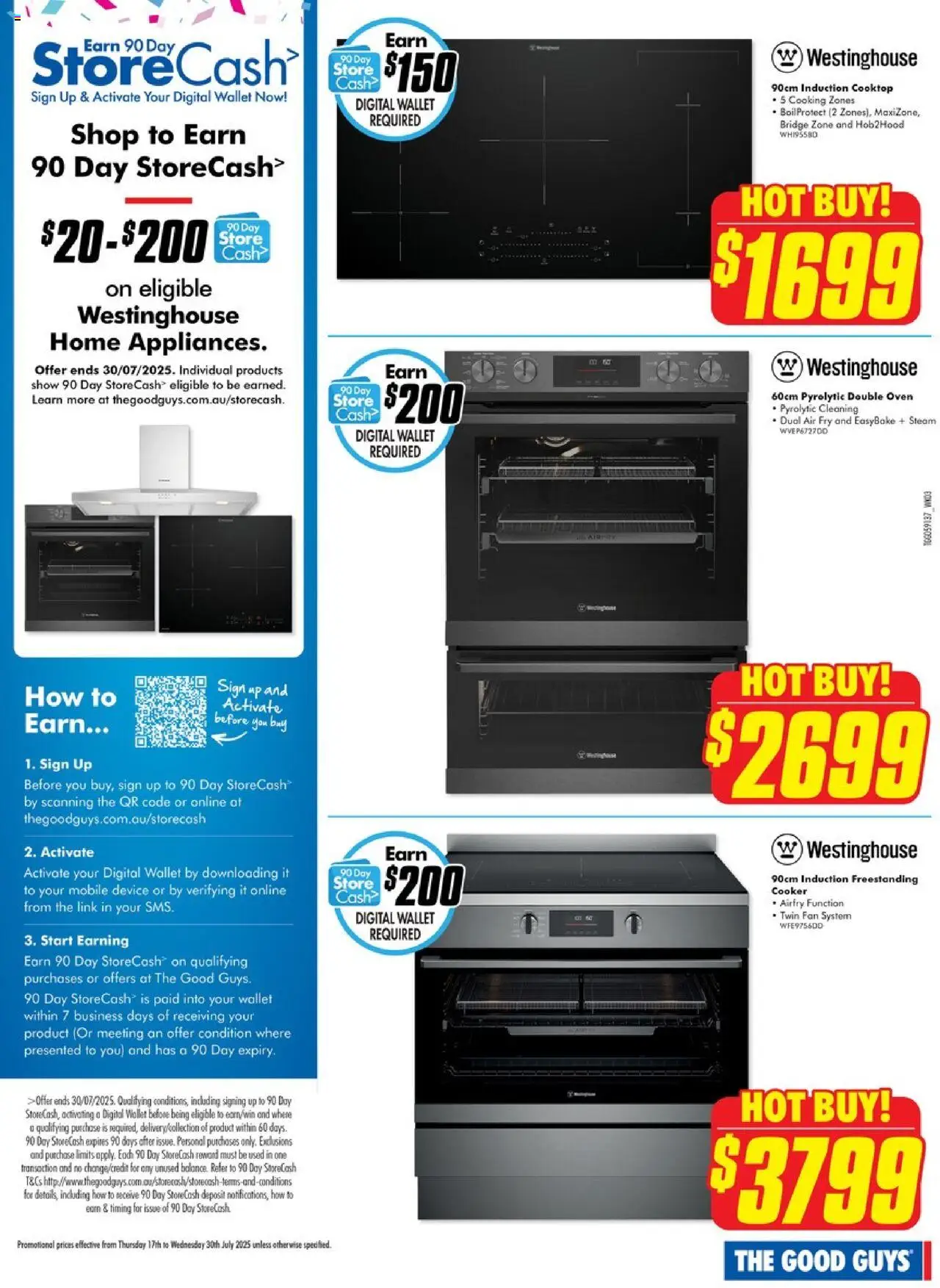 The Good Guys catalogue - valid from 16.07.2025 | Page: 2 | Products: Wallet, Oven, Cooktop, Fan