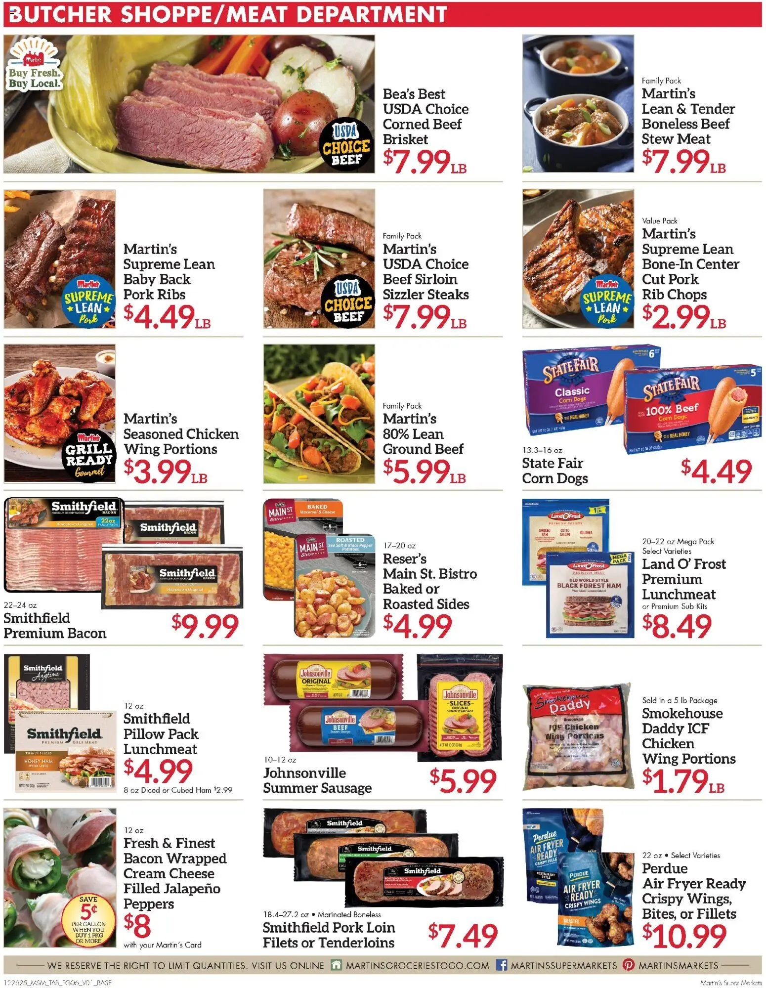 Martin’s Weekly Ad - valid from 28.12.2025 | Page: 6 | Products: Pork, Water, Sausage, Grill