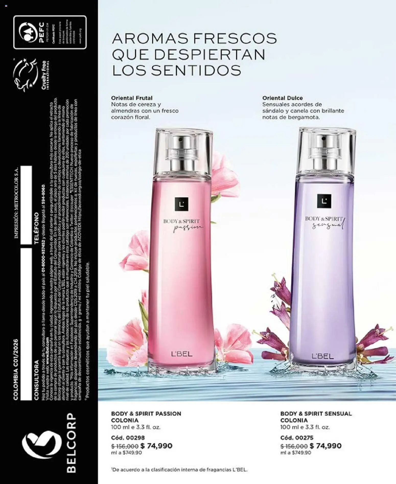 L'Bel revista - valida desde el 01.01.2026 | Página: 88 | Productos: Almendras, Teléfono, Body, Sobre