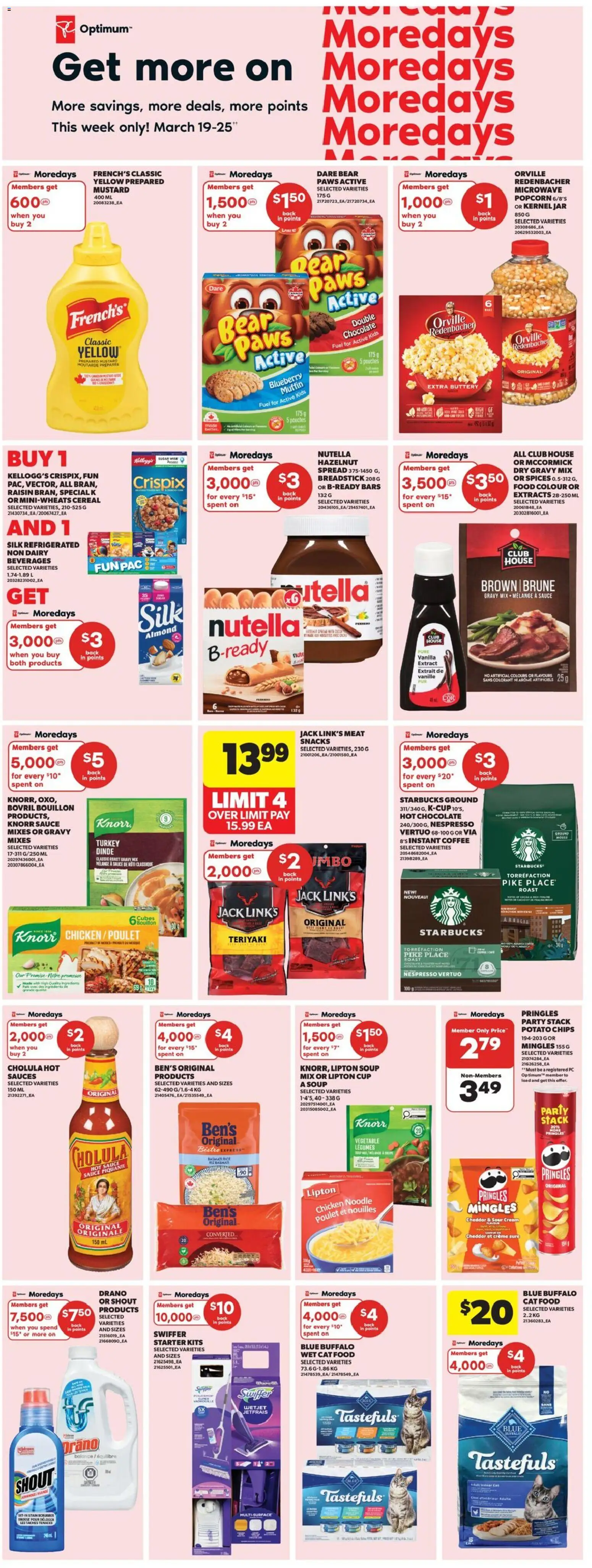 Real Canadian Superstore flyer valid from 19.03.2026 | Page: 9 | Products: Cream, PC, Coffee, Chocolate