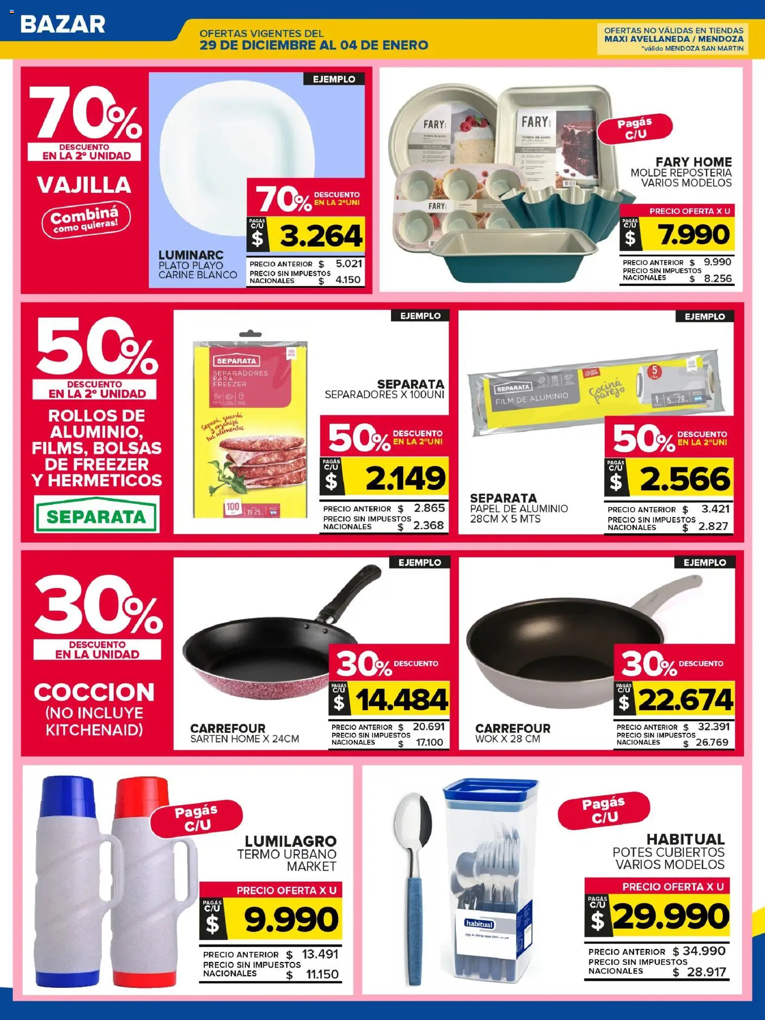Carrefour Maxi catálogo │ válido desde el 29.12.2025 | Página: 25 | Productos: Termo, Sartén, Wok, Freezer