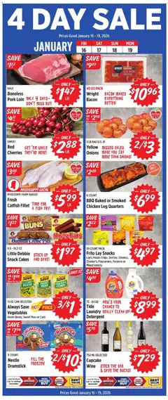 Preview of Rouses weekly ads valid from 14.01.2026