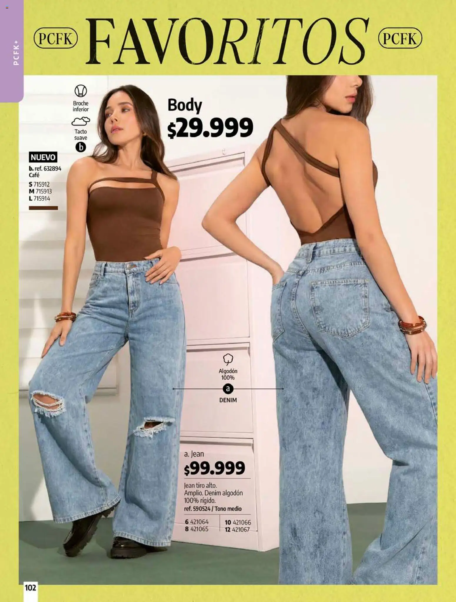 Pacifika revista - valida desde el 15.05.2026 | Página: 102 | Productos: Algodón, Body, Jean, Café