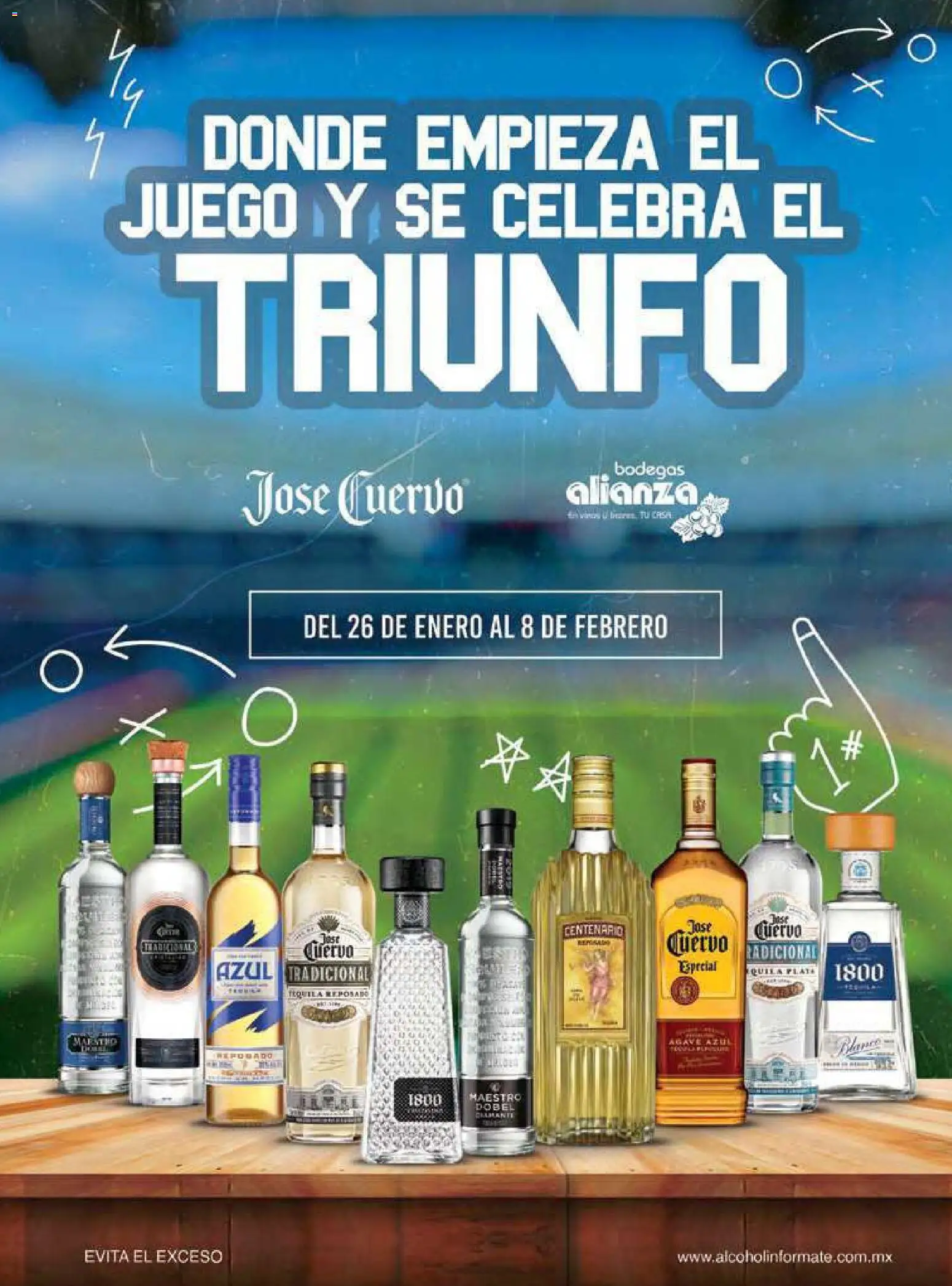 Nuevas ofertas de Bodegas Alianza válidas en toda la República Mexicana desde el 01.01.2026. ¡Encuentra las mejores ofertas en Bodegas Alianza catálogo! | Página: 21 | Productos: Tequila, Juego