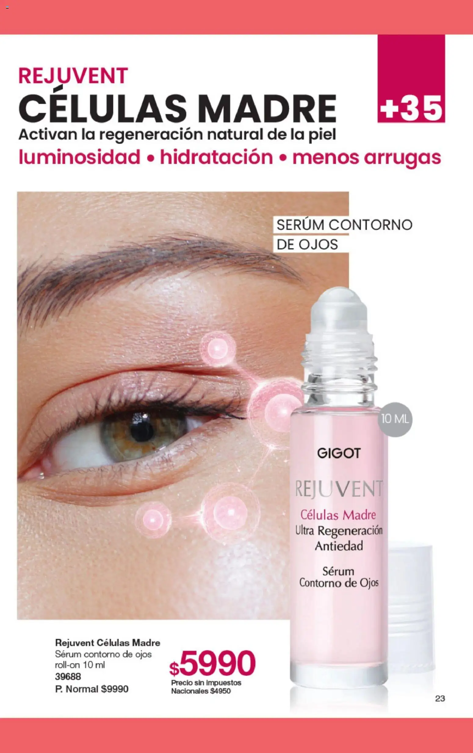 Gigot - CAMPAÑA 03 │ válido desde el 01.03.2026 | Página: 29 | Productos: Contorno de ojos, Serum, Contorno