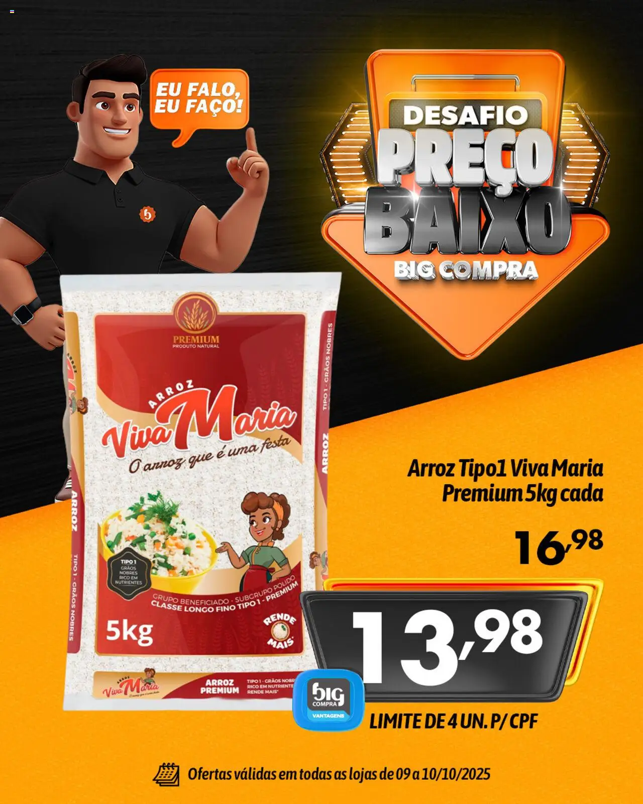 Big Compra Folheto - válido de 09.10.2025 | Página: 2 | Produtos: Arroz, Baixo