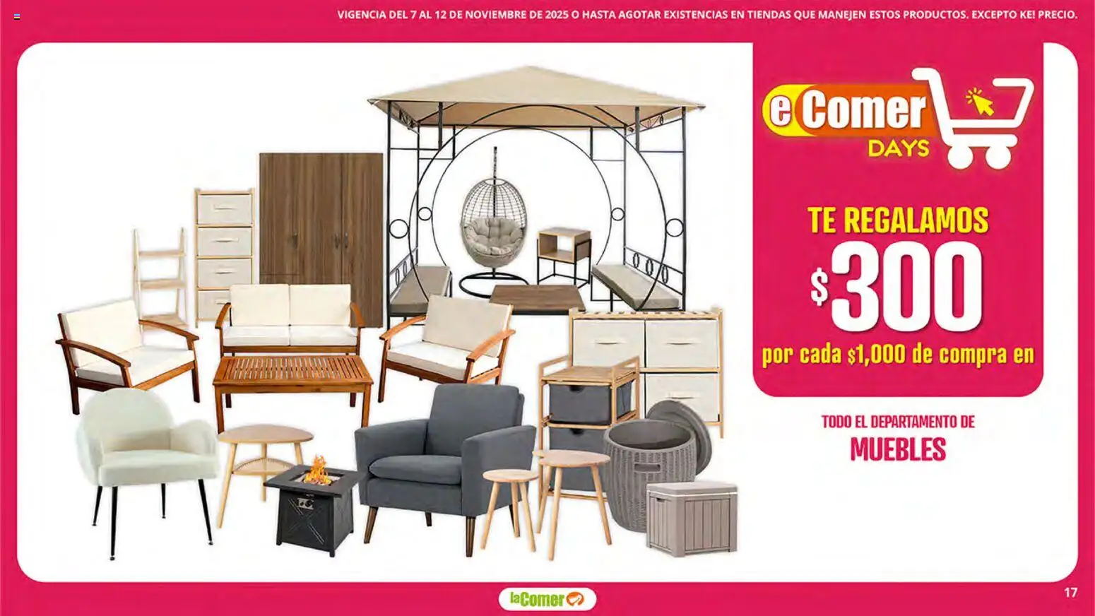 Nuevas ofertas de La Comer válidas en toda la República Mexicana desde el 07.11.2025. ¡Encuentra las mejores ofertas en La Comer folleto! | Página: 17 | Productos: Té