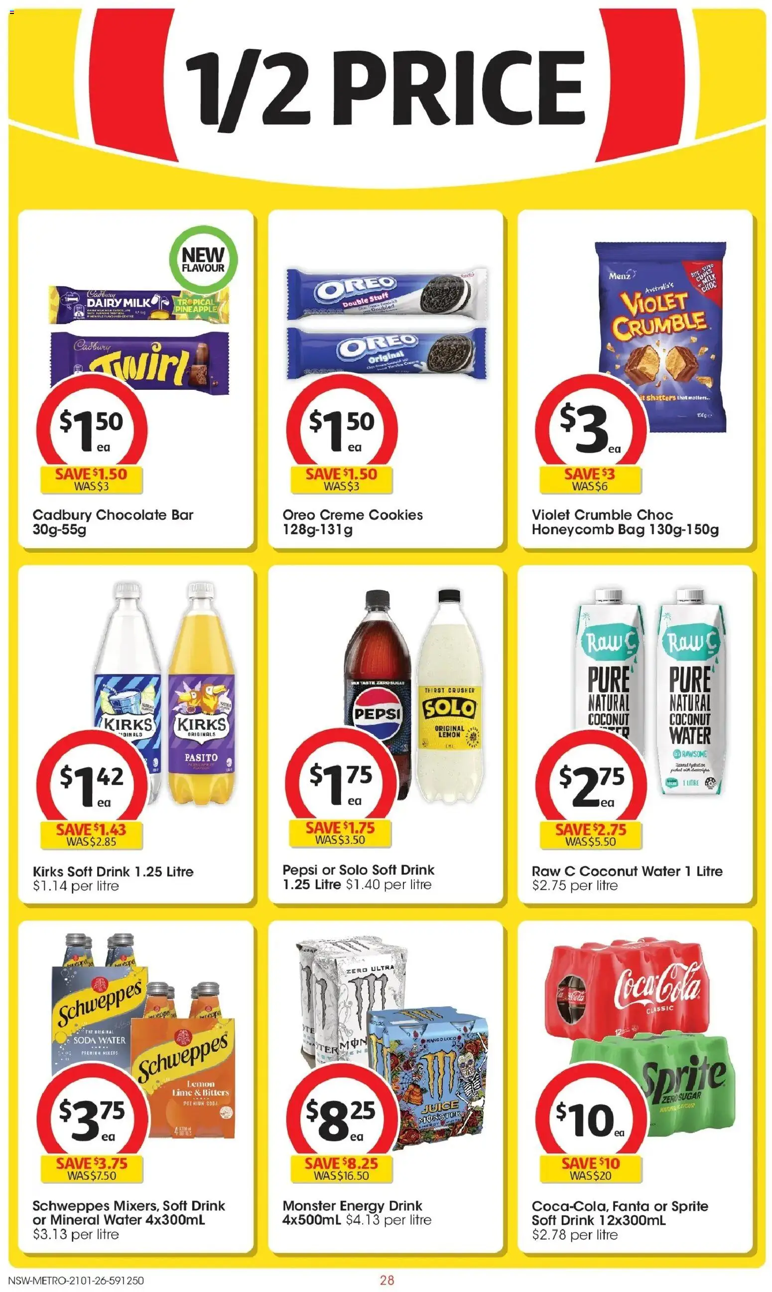Coles catalogue - valid from 21.01.2026 | Page: 28 | Products: Milk, Juice, Pineapple, Gin