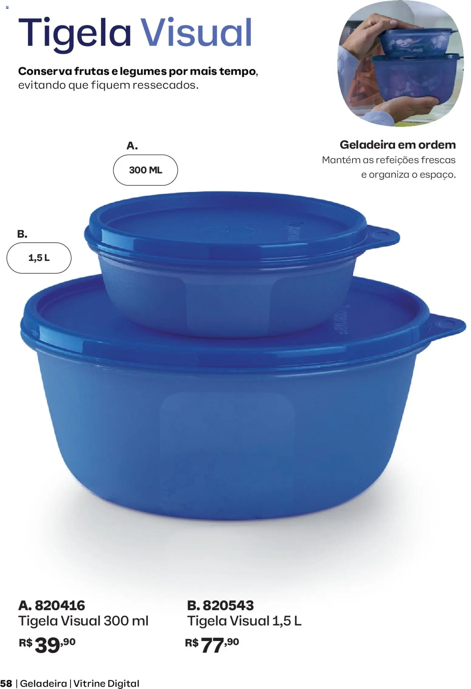 Tupperware Folheto - válido de 01.01.2026 | Página: 60 | Produtos: Geladeira, Tigela