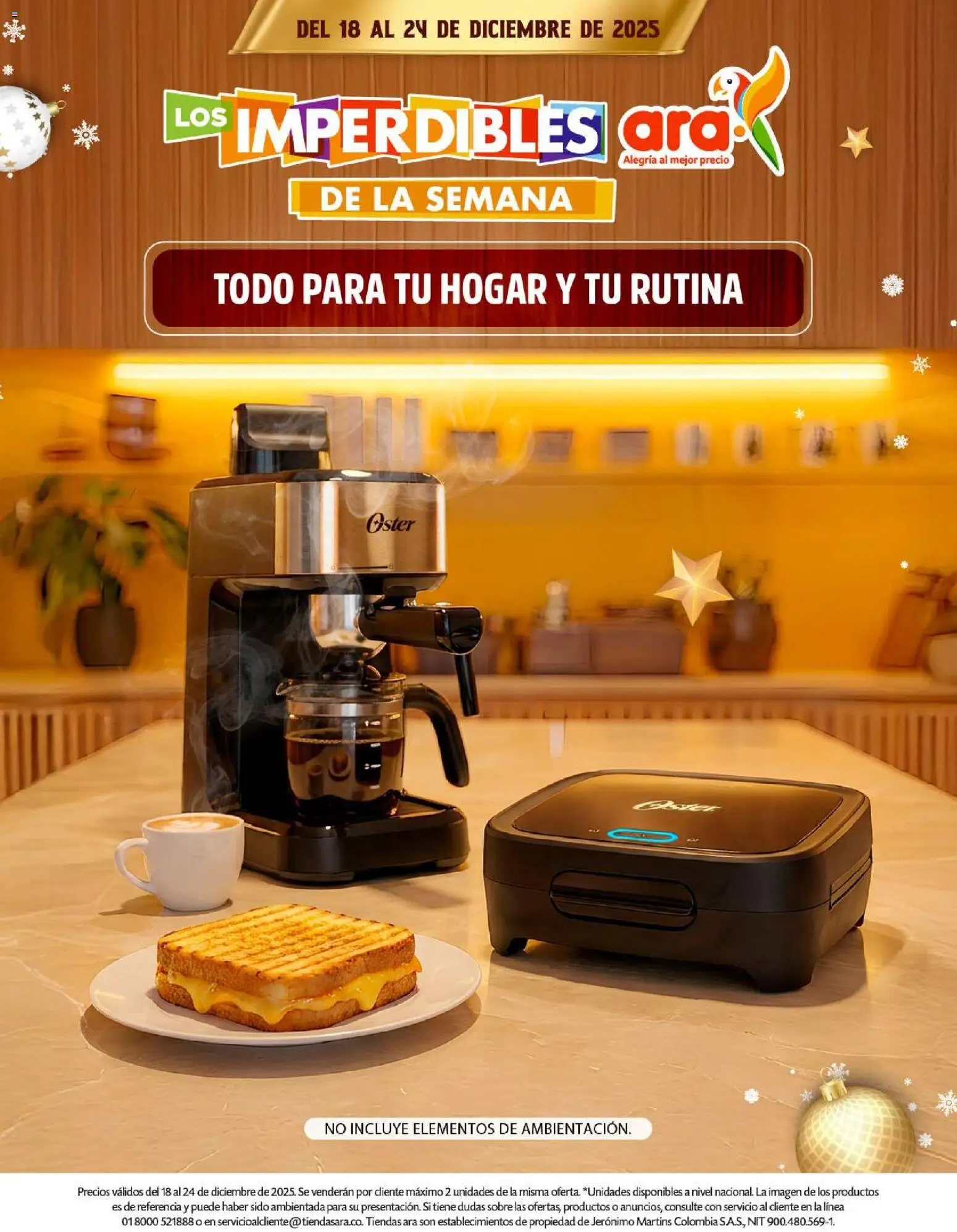 Ara revista - valida desde el 18.12.2025 | Página: 1 | Productos: Sobre