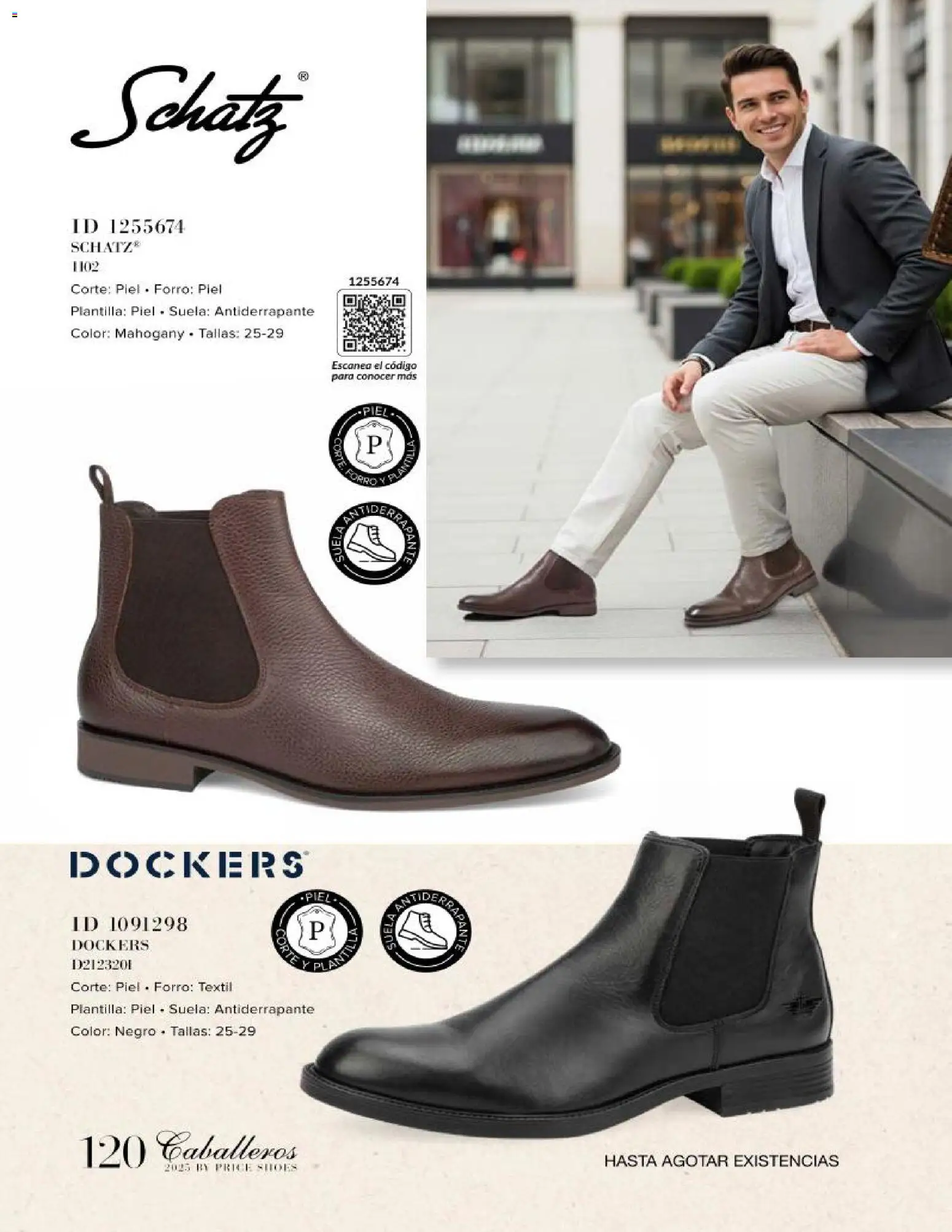 Nuevas ofertas de Price Shoes válidas en toda la República Mexicana desde el 26.11.2025. ¡Encuentra las mejores ofertas en Price Shoes catálogo Caballeros! | Página: 120